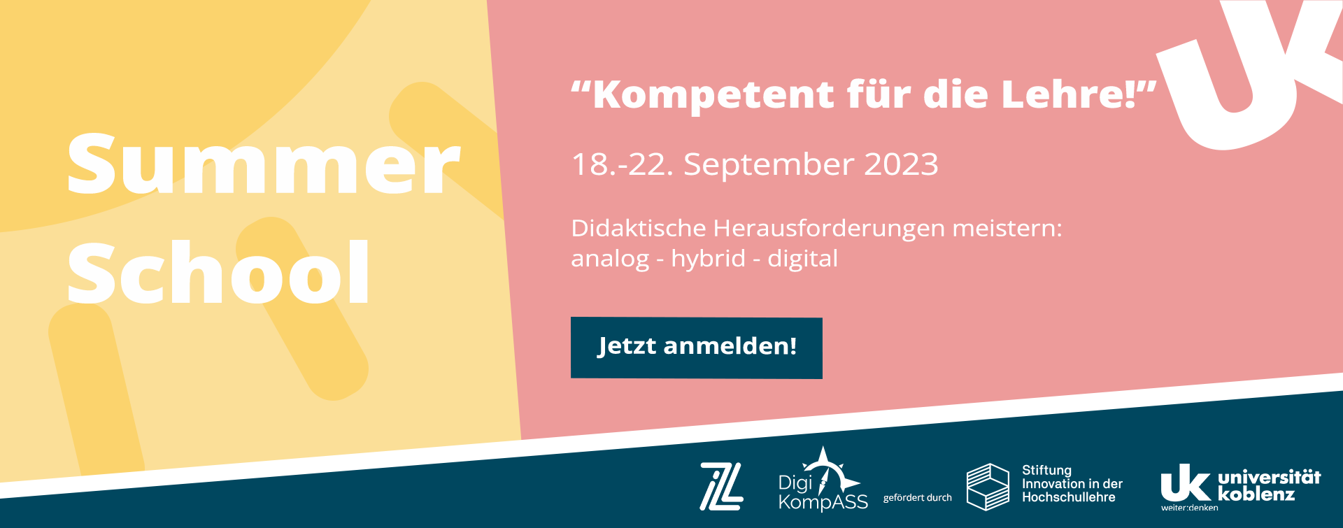 Webseite des Interdisziplinären Zentrums für Lehre (IZL)