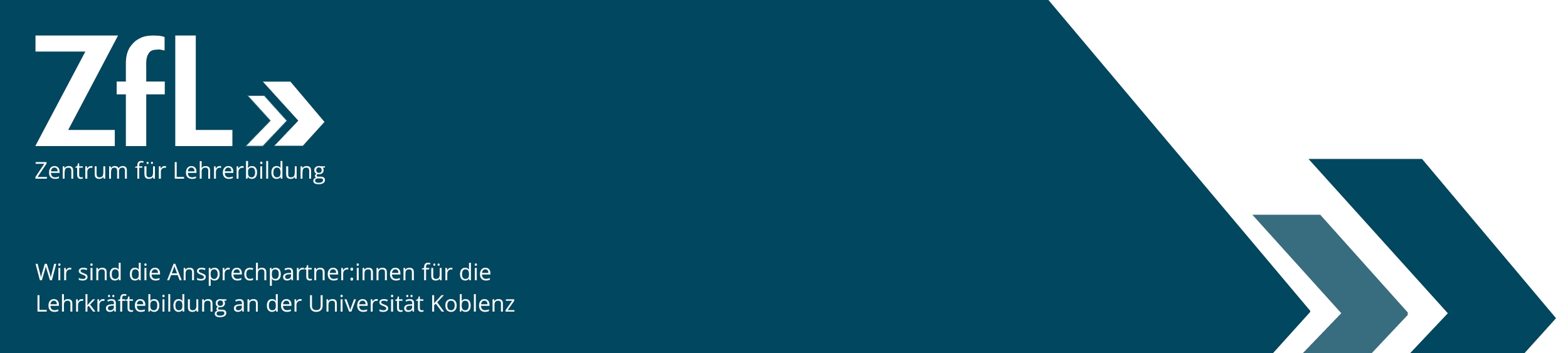 Webseite des Zentrums für Lehrerbildung
