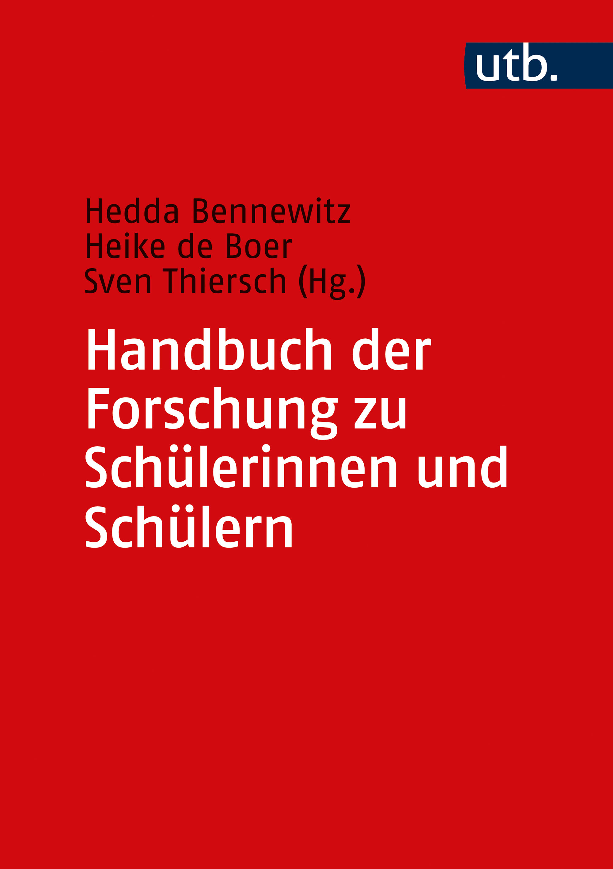 Cover Handbuch der Forschung zu Schülerinnen und Schülern