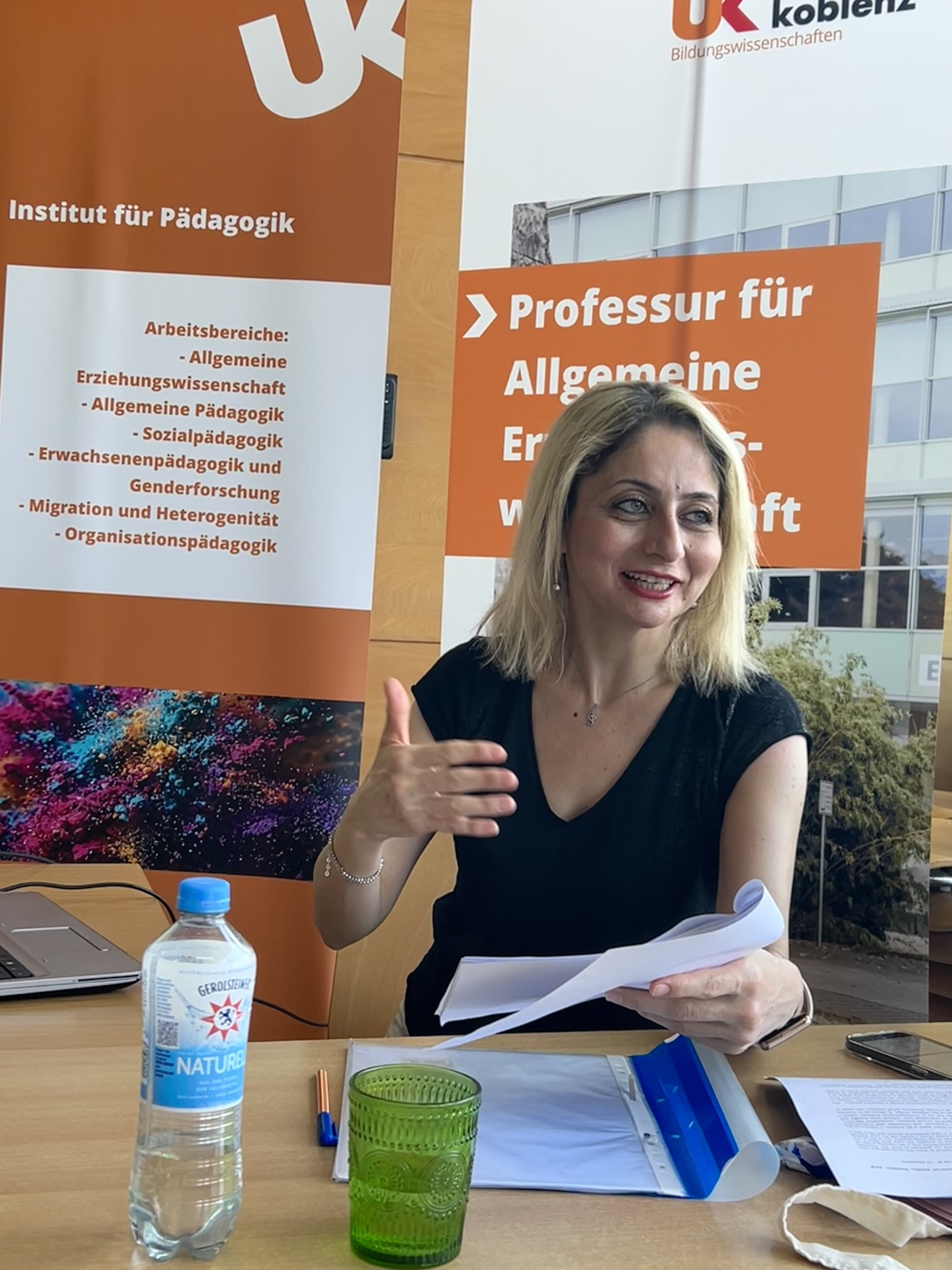 Dr. Sibel Ercan während des Gastvortrags