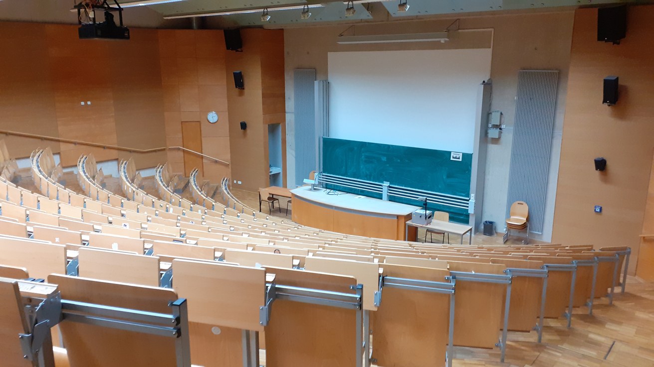 Bild: Christine Preller, Hörsaal der Universität Koblenz