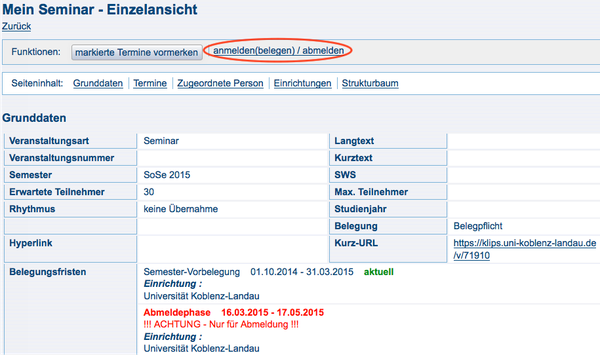Wann Muss Ich Eine Veranstaltung Anmelden Anmelden zu Veranstaltungen | Universität Koblenz