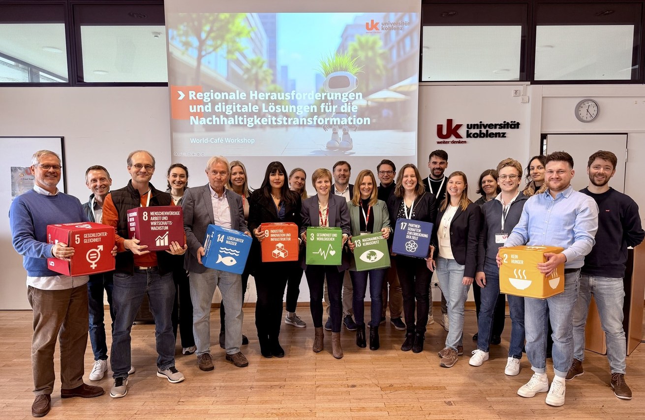 Netzwerktreffen zur „Twin Transformation“ an der Universität Koblenz.