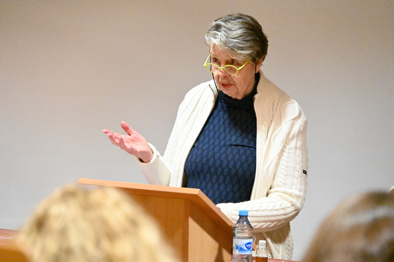 Keynote-Speakerin Mieke Verloo von der Radboud-Universität Nijmegen. Bild: Universität Koblenz / Liane Pohl