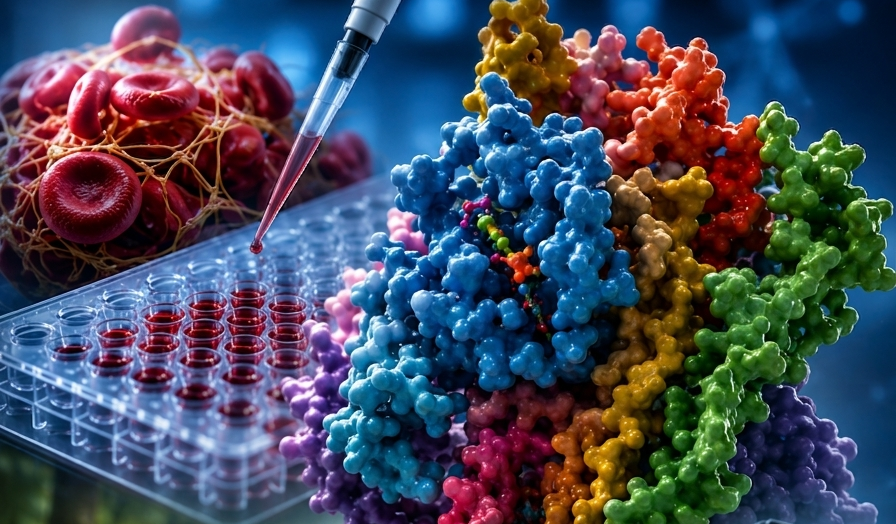 Die molekulare Welt biologischer Systeme werden Studierende im neuen Masterstudiengenag Life Science erschließen und die molekulare Welt biologischer Systeme entschlüsseln. Bild: KI-generiert mit OpenAI