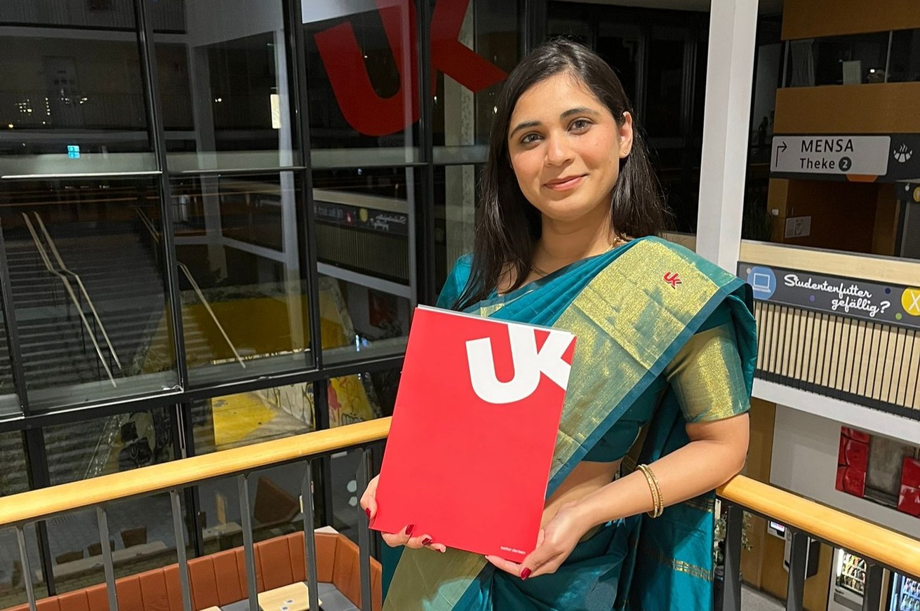 DAAD-Preisträgerin Anchal Dua wurde von Prof. Dr. Maria Wimmer (Fachbereich 4: Informatik) nominiert. Bild: International Relations Office / Universität Koblenz