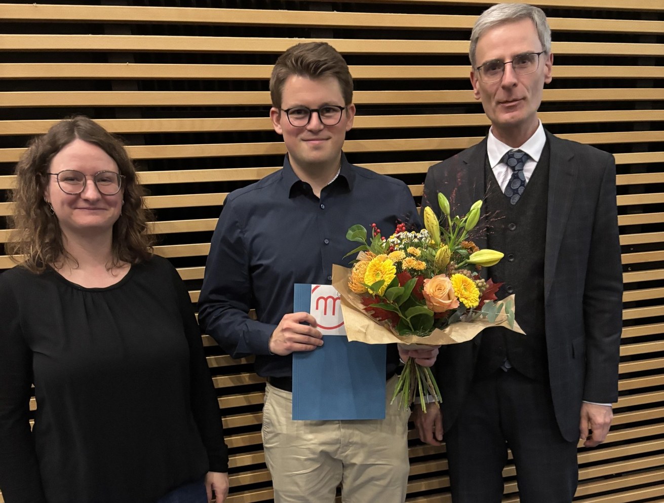 von links: Dr. Michaela Bill-Mrziglod, Philipp Müller, Prof. Dr. Rainer Schwindt