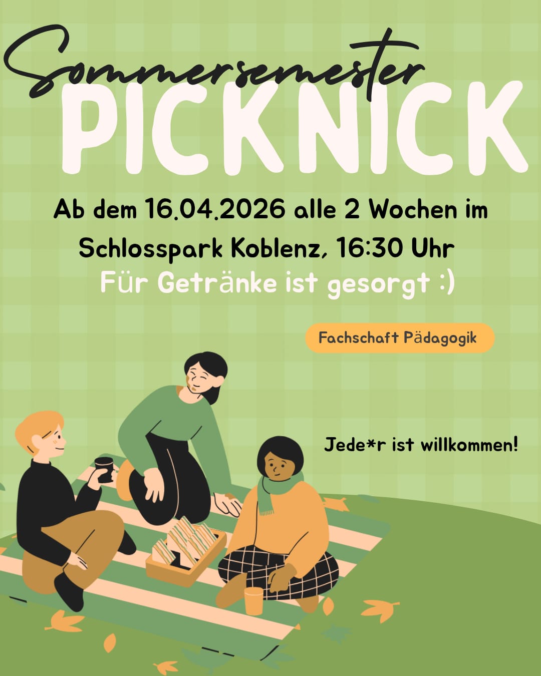 Sommersemester Picknick