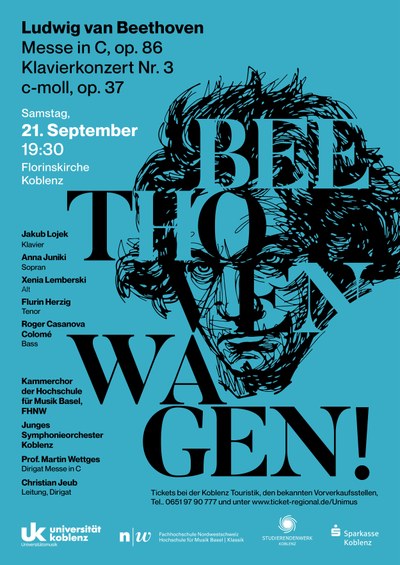 "Beethoven wagen!“ - Beethoven 3. Klavierkonzert und Messe in C