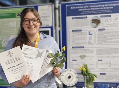 Young scientist from the University of Koblenz very successful at Jugend forscht